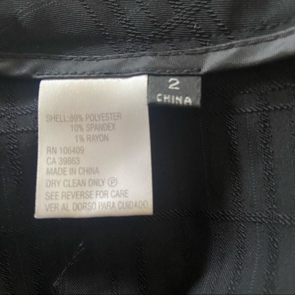 Antonio Melani Black Patterned Slacks - image 5